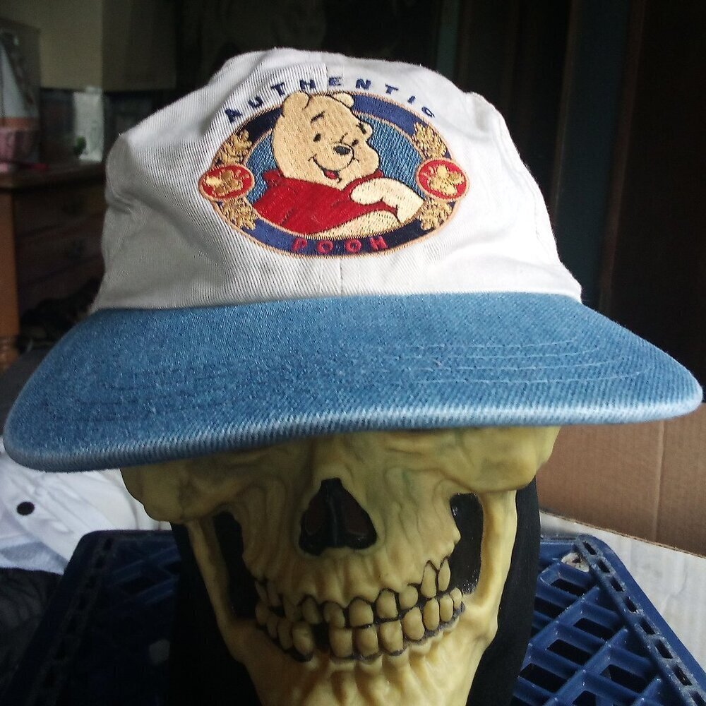 Vintage Disney Authentic Winnie The Pooh Strap Hat Cap
